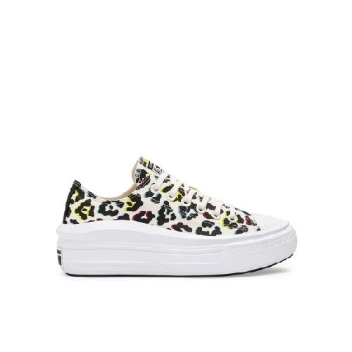 Championes Converse de Dama ALL STAR MOVE - A01119C - EGRET/LIME TWIST/WHITE