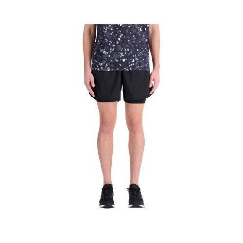 Short New Balance de Hombre - MS33217BK - BLACK