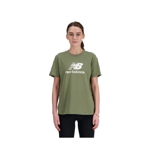 Remera New Balance de Dama - Sport Essentials - WT41502DEK - DARKOLIV