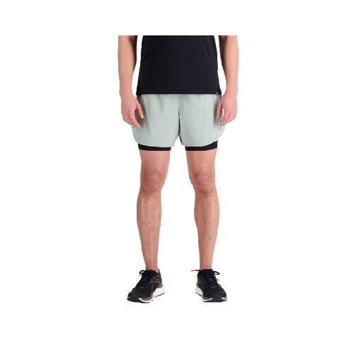 Short New Balance de Hombre - MS33217JIR - GREEN