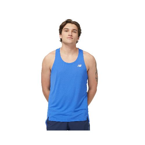 Musculosa New Balance de hombre - ACCELERATE - MT23220MIB - BLUE