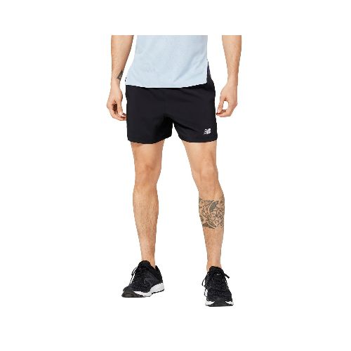 Short New Balance de hombre - 5 Inch - MS23228BK - BLACK