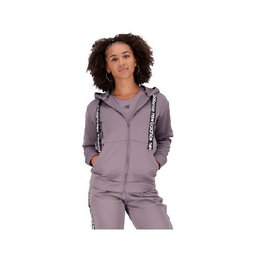 Campera New Balance de dama - RELENTLESS FLEECE - WJ13174ZNC - GREY