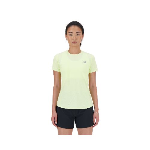 Remera New Balance de Dama - JACQUARD - WT41281LLT - GREEN