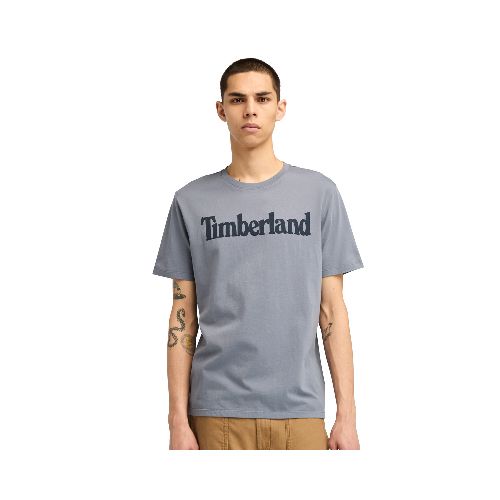 Remera Timberland de Hombre - Wordmark Logo - TB0A2BRN073 - ELD