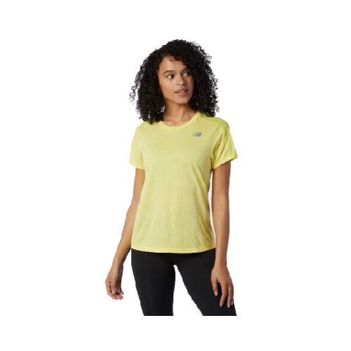 Remera New Balance de Dama - IMPACT RUN SS - WT01234FTL - YELLOW