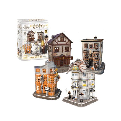 Puzzle 3D Harry Potter - Diagonal Alley Set - 273 piezas 6944588210090