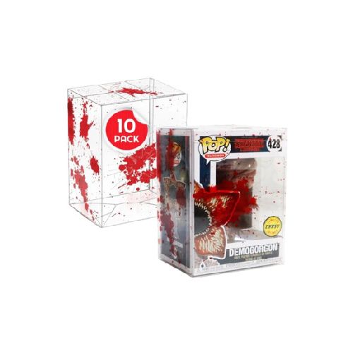 Protectores para Funko Pop - Pack x10 - Sangre roja con agujeros de bala - 0,40mm *No incluye funko* 3701492101547