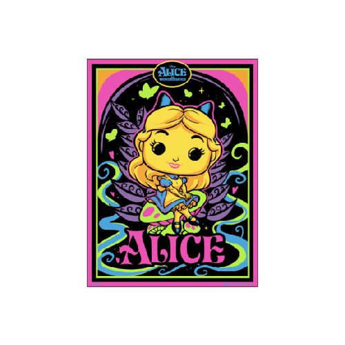 Alicia poster Funko glows in the dark - Alice in Wonderland 889698559911