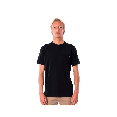 Remera Rip Curl Plain Pocket - Negro — La Isla / RACKS LTDA