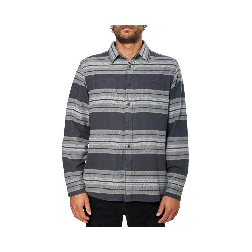 Camisa ML Katin Sierra Flannel Black Wash — La Isla / RACKS LTDA