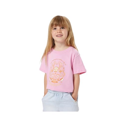 Remera Rip Curl Sunkissed Dreams Art Tee Niña - Rosa — La Isla / RACKS LTDA