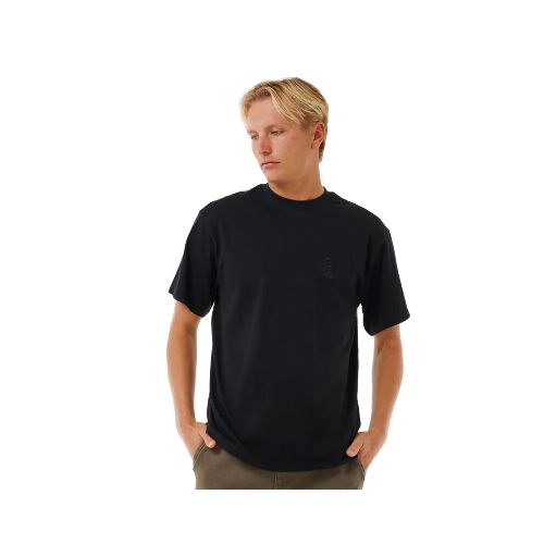 Remera Rip Curl Search Embroidery Tee - Negro — La Isla / RACKS LTDA