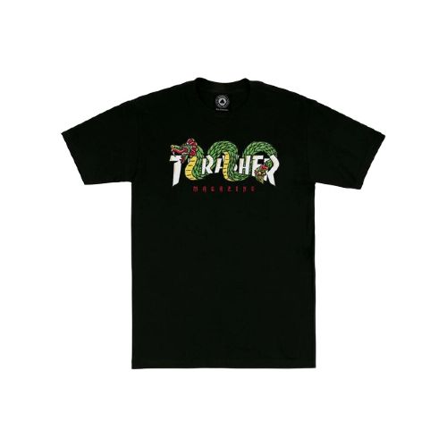 Remera Thrasher Basica Aztec - Negro — La Isla / RACKS LTDA