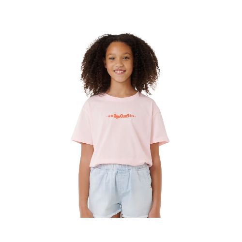 Remera Rip Curl Summer Solstice Tee -Girl - Rosa — La Isla / RACKS LTDA