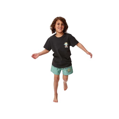 Remera Rip Curl Icons Of Shred Tee Niño - Negro — La Isla / RACKS LTDA