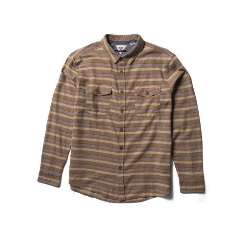 Camisa Vissla Central Coast Eco Flannel Marrón — La Isla / RACKS LTDA