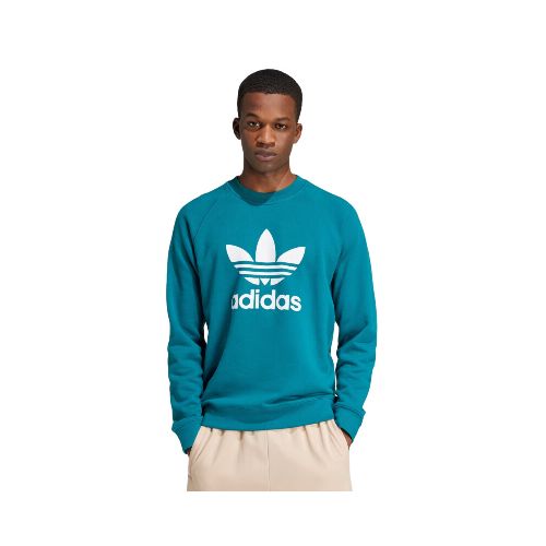 Buzo Adidas Trefoil Crew - Celeste — La Isla / RACKS LTDA