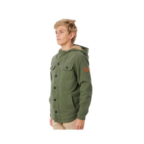 Campera Rip Curl GIBBOS JACKET-Niño - Dark Olive — La Isla / RACKS LTDA