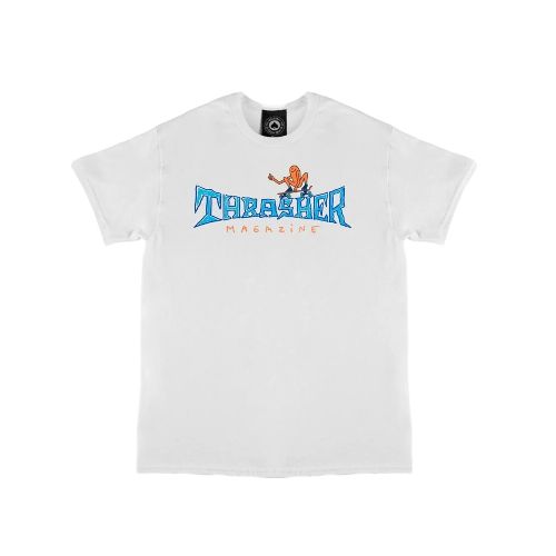 Remera Thrasher Gonz Thumbs Up - Blanco — La Isla / RACKS LTDA