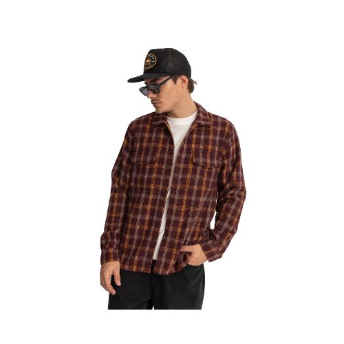 Camisa ML Rhythm Check Ls Shirt - Bordeaux — La Isla / RACKS LTDA