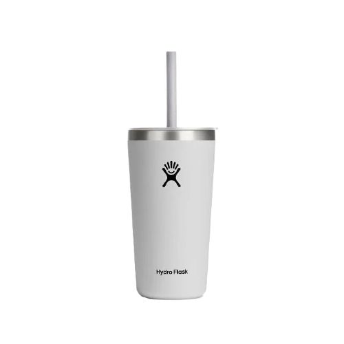 Vaso Hydro Flask 20 OZ All Around Tumbler Straw Lid - Blanco — La Isla / RACKS LTDA