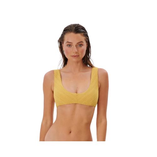 Bikini top Rip Curl Wanderer Texture - Mustard — La Isla / RACKS LTDA