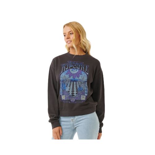 Buzo Rip Curl Slow Down Relaxed Crew - Negro — La Isla / RACKS LTDA