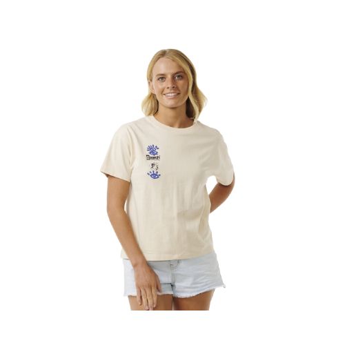 Remera Rip Curl Quest Relaxed Tee - Blanco — La Isla / RACKS LTDA