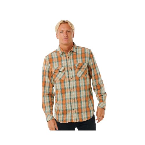 Camisa ML Rip Curl Swc Flannel Shirt - Naranja — La Isla / RACKS LTDA