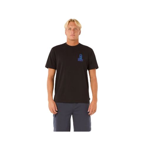 Remera Rip Curl Vaporcool Search Stack Tee - Negra — La Isla / RACKS LTDA