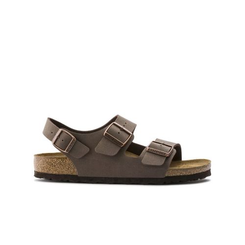 Sandalias Birkenstock Milano BF Nobuk Mocca Hombre — La Isla / RACKS LTDA