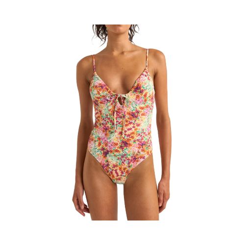 Bikini Rhythm Sierra Floral Tie Front One Piece — La Isla / RACKS LTDA