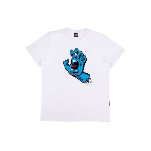 Remera Santa Cruz Screaming Hand Front - Blanco — La Isla / RACKS LTDA