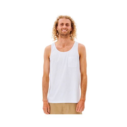 Remera Rip Curl Plain Tank-Blanco — La Isla / RACKS LTDA