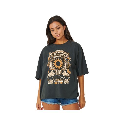 Remera MC Rip Curl Pacific Dreams Heritage Tee - Washed Black — La Isla / RACKS LTDA