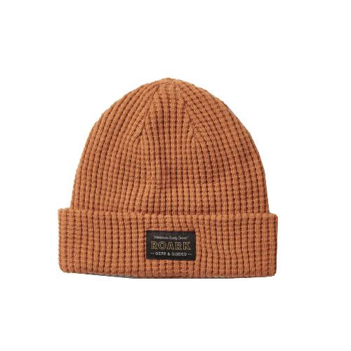 Gorro Lana Roark Waffle - Naranja — La Isla / RACKS LTDA