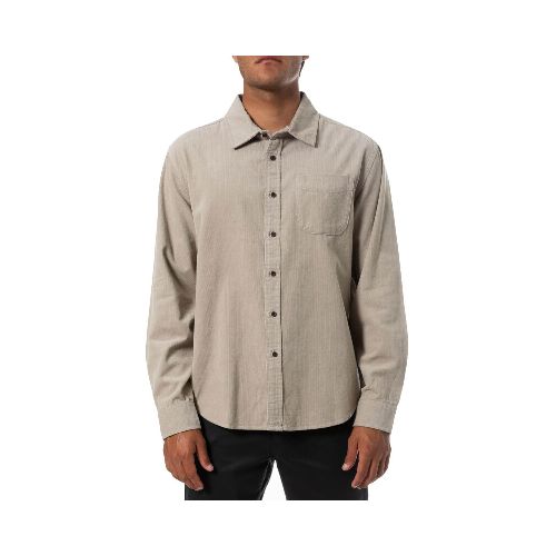 Camisa ML Katin Granada Shirt Beige — La Isla / RACKS LTDA