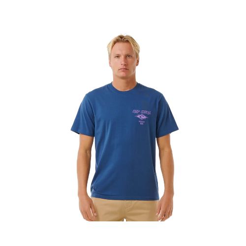 Remera Rip Curl Fade Out Icon Tee - Azul — La Isla / RACKS LTDA