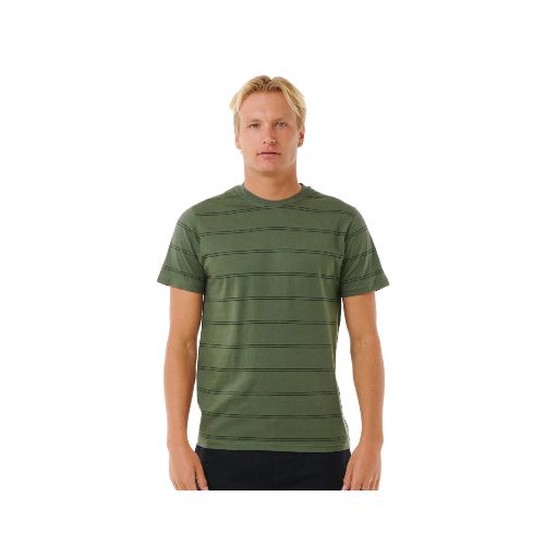 Remera Rip Curl Plain Stripe Tee - Verde — La Isla / RACKS LTDA