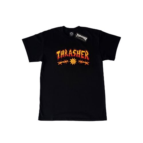 Remera Thrasher Esp Skecth - Negro — La Isla / RACKS LTDA