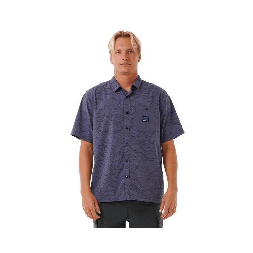 Camisa Rip Curl Search S/S - Azul — La Isla / RACKS LTDA