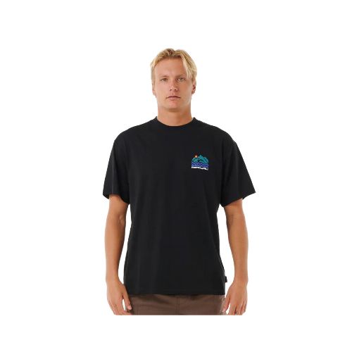 Remera Rip Curl Vaporcool Search Trek Tee - Negro — La Isla / RACKS LTDA