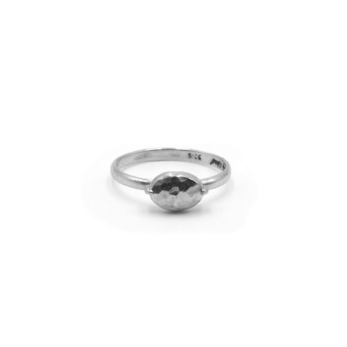 Anillo silver Stone III - Cindy Kleist