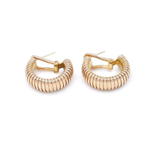 Aros En Oro Rosado 18K — Facello Joyeros