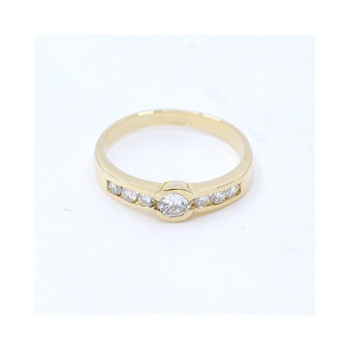 Anillo En Oro 18K Y Brillantes — Facello Joyeros