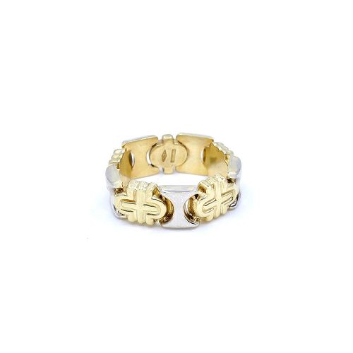 Anillo En Oro 18K De 2 Tonos — Facello Joyeros