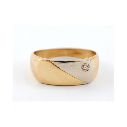 Anillo Oro 18K Y Brillante — Facello Joyeros