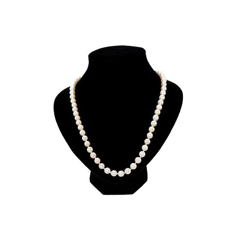 Collar Perlas De Cultivo Con Importante Broche En Oro 18K — Facello Joyeros