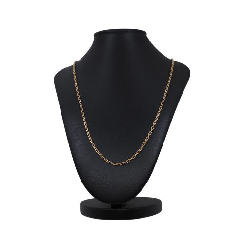 Cadena forcet en oro 18k rosa. Largo 57 cm — Facello Joyeros